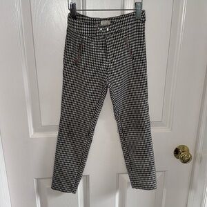 Zara houndstooth pant